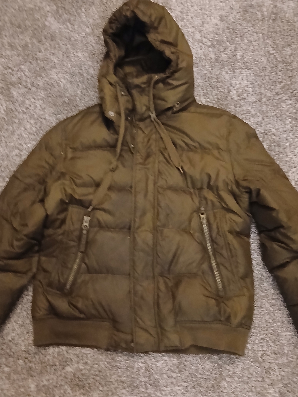 Marc New York Olive Green Puffer Jacket